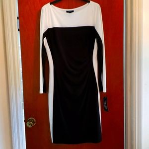 Black and white dress